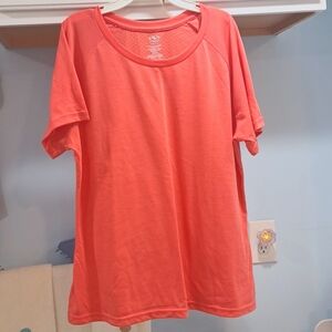 Athletic XL Short sleeve Coral Pink Top
